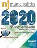 November 2020 NJ Municipalities magazine cover