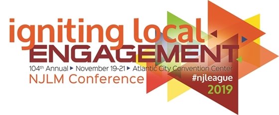 2019 NJLM Annual Conference Logo: Igniting Local Engagement